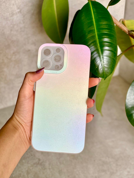 قاب آیفون مولتی کالر، بدنه TPU مقاوم و لبههای محافظ، مناسب مدلهای مختلف آیفو