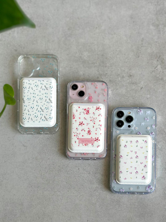 قاب آیفون همراه با جاکارتی چرمی مگسیف